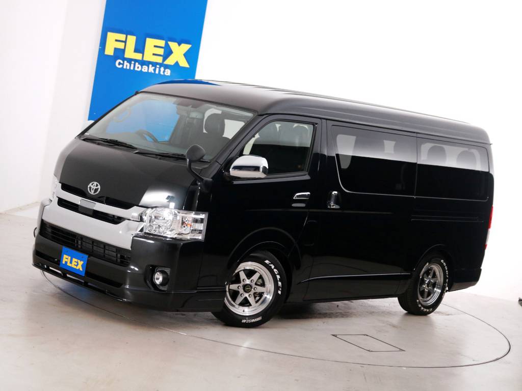 新車未登録　ハイエースワゴンＧＬ　ガソリン２ＷＤ　１０人乗り３ナンバー登録　ＦＬＥＸオリジナル内装アレンジ【アレンジＲ１】！