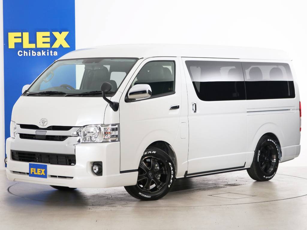 新車未登録　ハイエースワゴンＧＬ　ガソリン４ＷＤ　ＦＬＥＸオリジナル内装アレンジ【アレンジＲ１】！