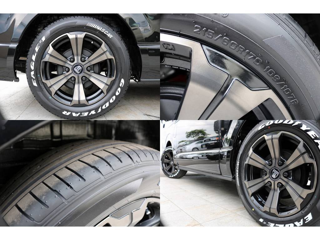ＦＬＥＸオリジナルアルミバルベロＧＲ、ＧＯＯＤＹＥＡＲナスカタイヤ装着