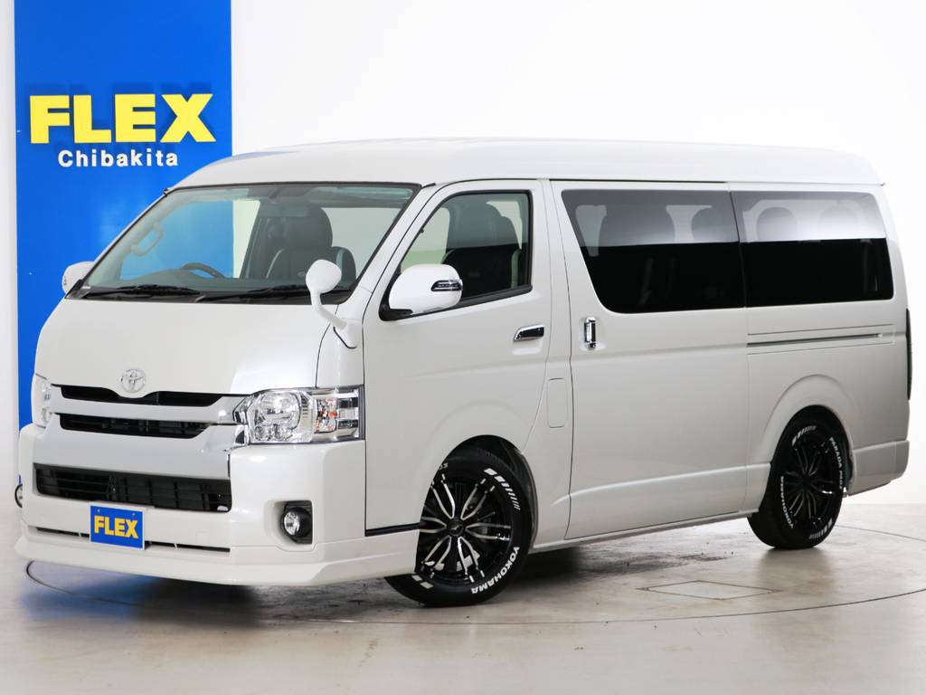 新車未登録　ハイエースワゴンＧＬ　ガソリン２ＷＤ　トヨタ車体特別架装車【ファインテックツアラー】！