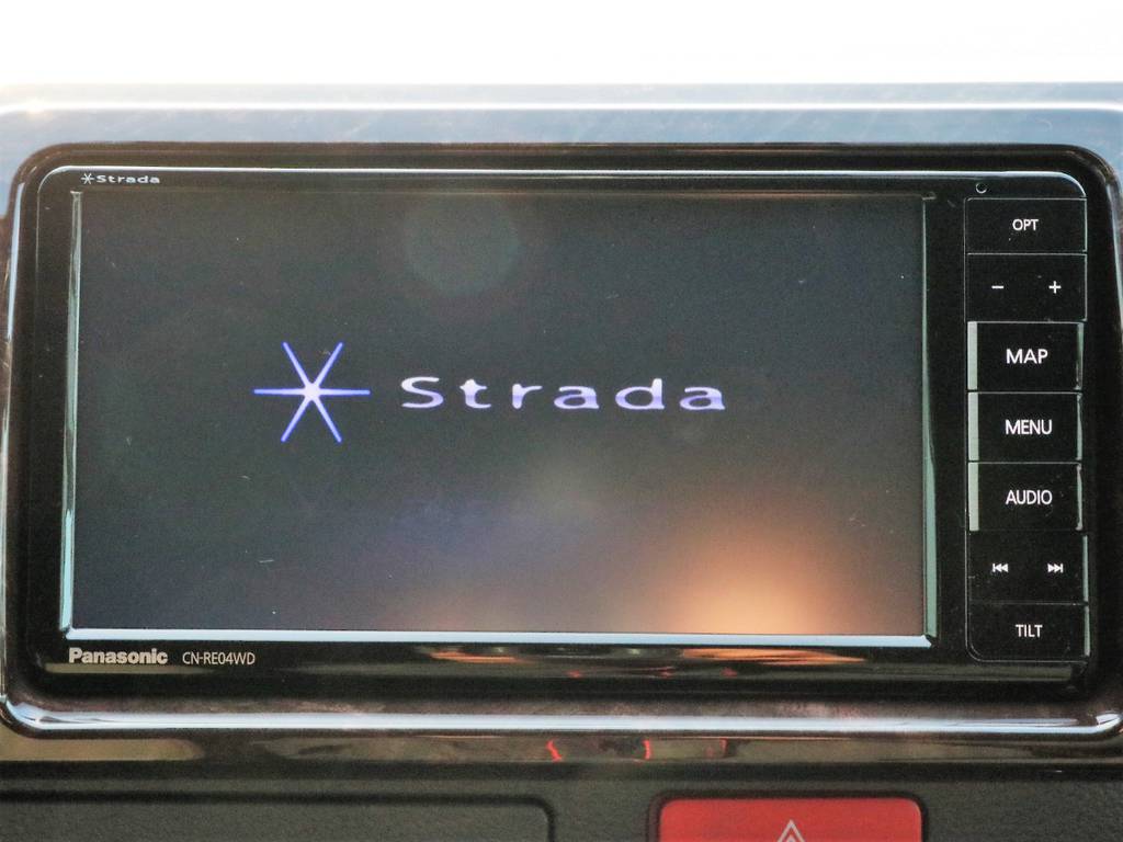新品Stradaのカーナビ搭載！