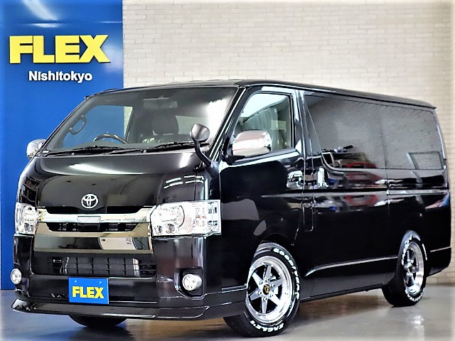 新車ハイエースＶ５０周年特別仕様車床張りナビパッケージ完成しました！！