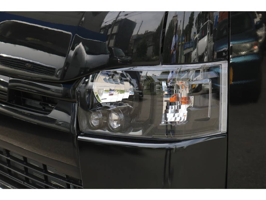 LEDヘッドライトインナーブラック施工！