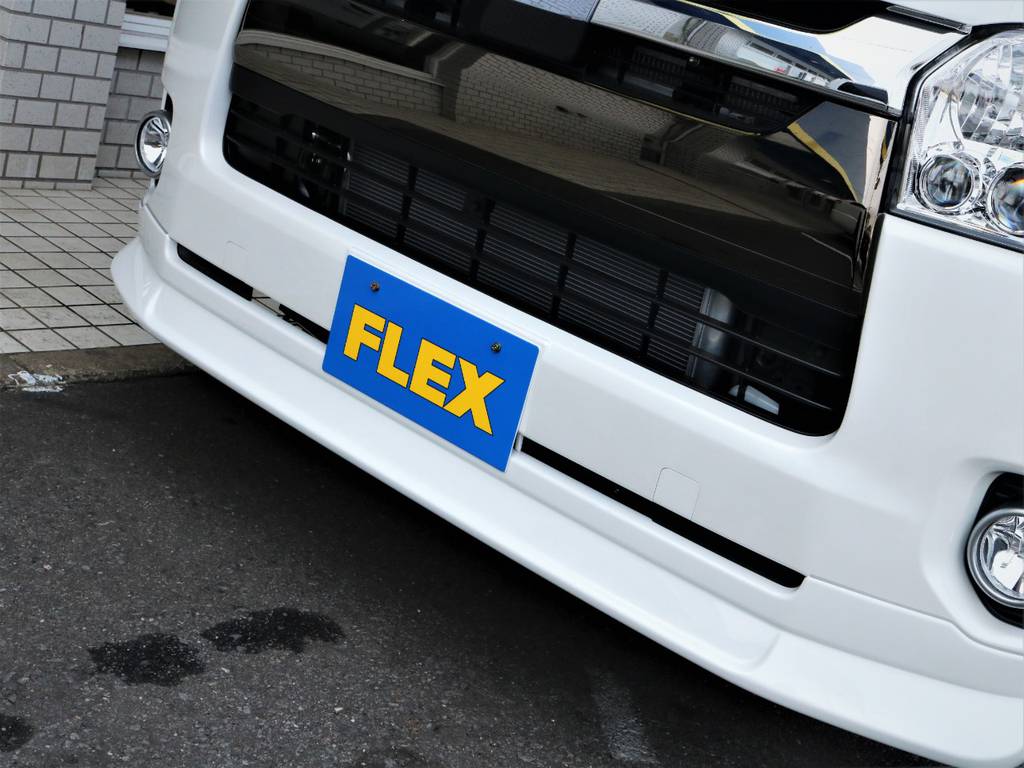 ＦＬＥＸオリジナルデルフイーノラインフロントスポイラー！