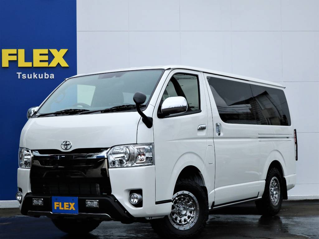 新車未登録ハイエースＶスーパーＧＬ５人乗り４ＷＤディーゼル！特別仕様車ダークプライム２、５０周年アニバーサリー！オフロード仕様が完成！