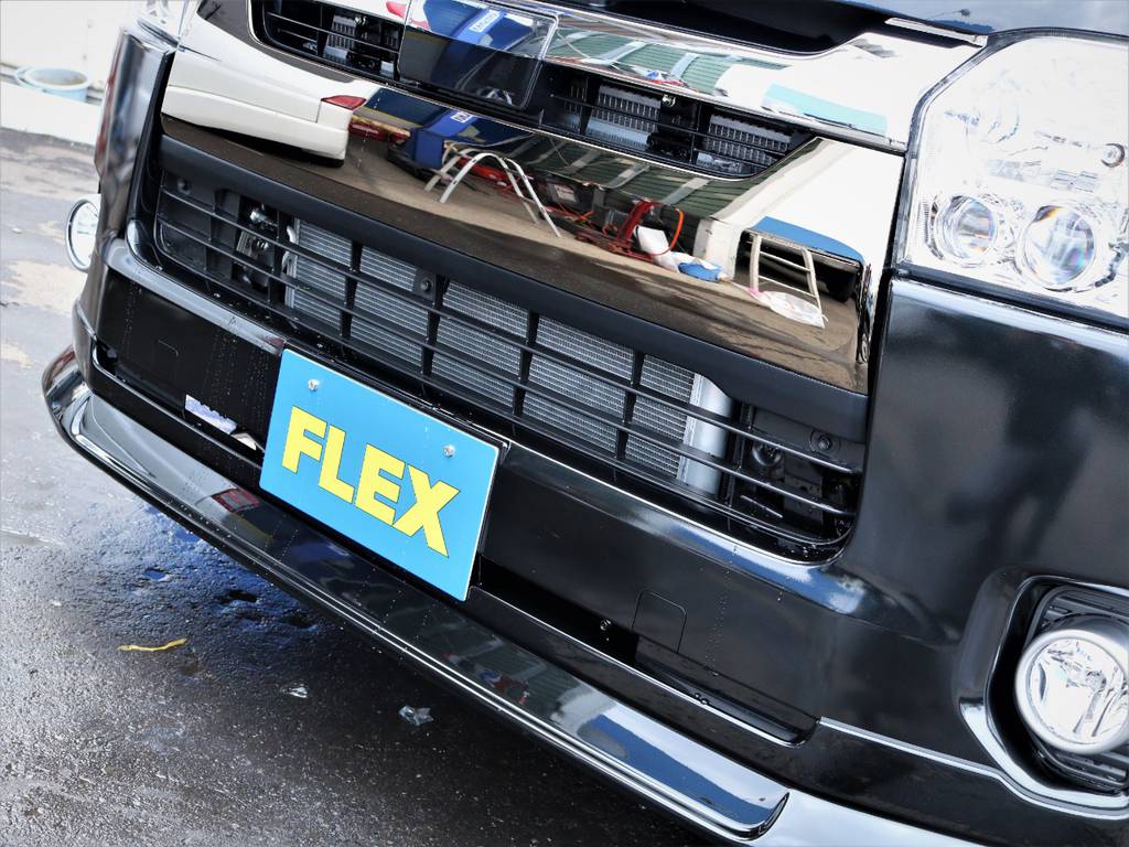 ＦＬＥＸオリジナルデルフィーノラインフロントスポイラー！