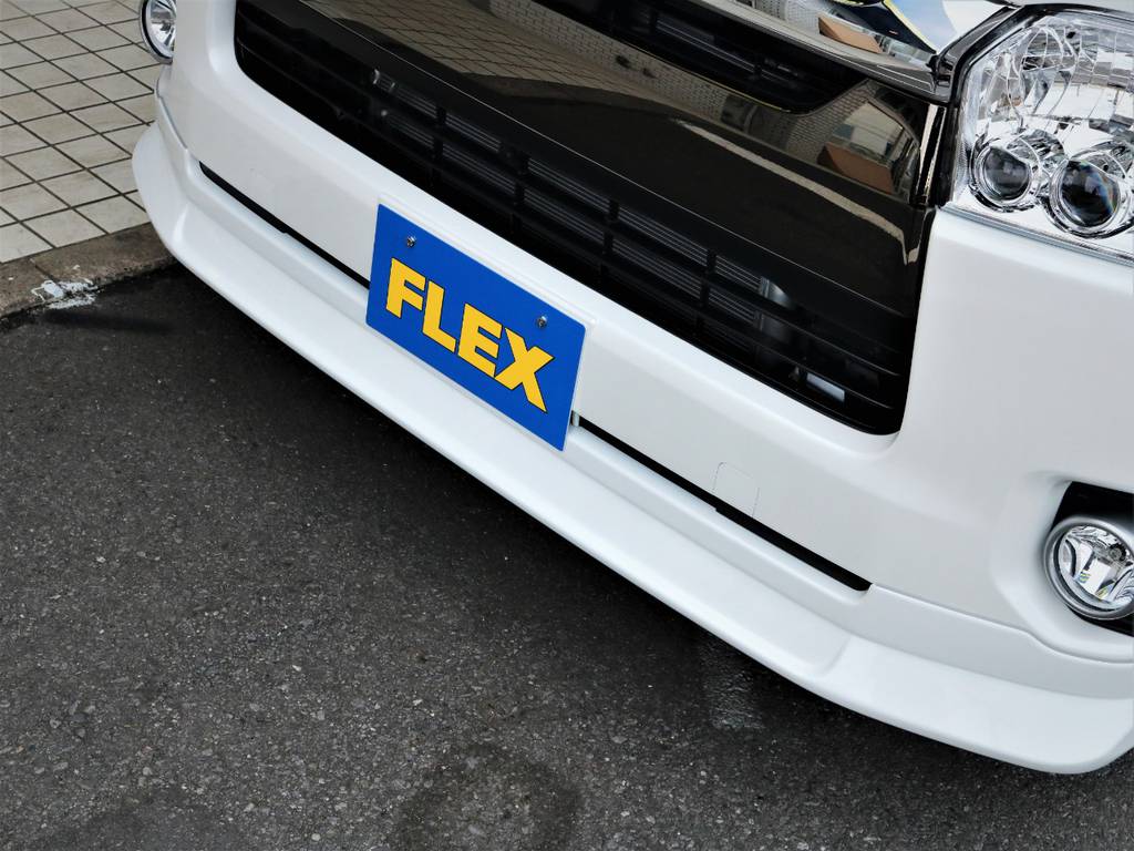 ＦＬＥＸオリジナルデルフィーノラインフロントスポイラー！