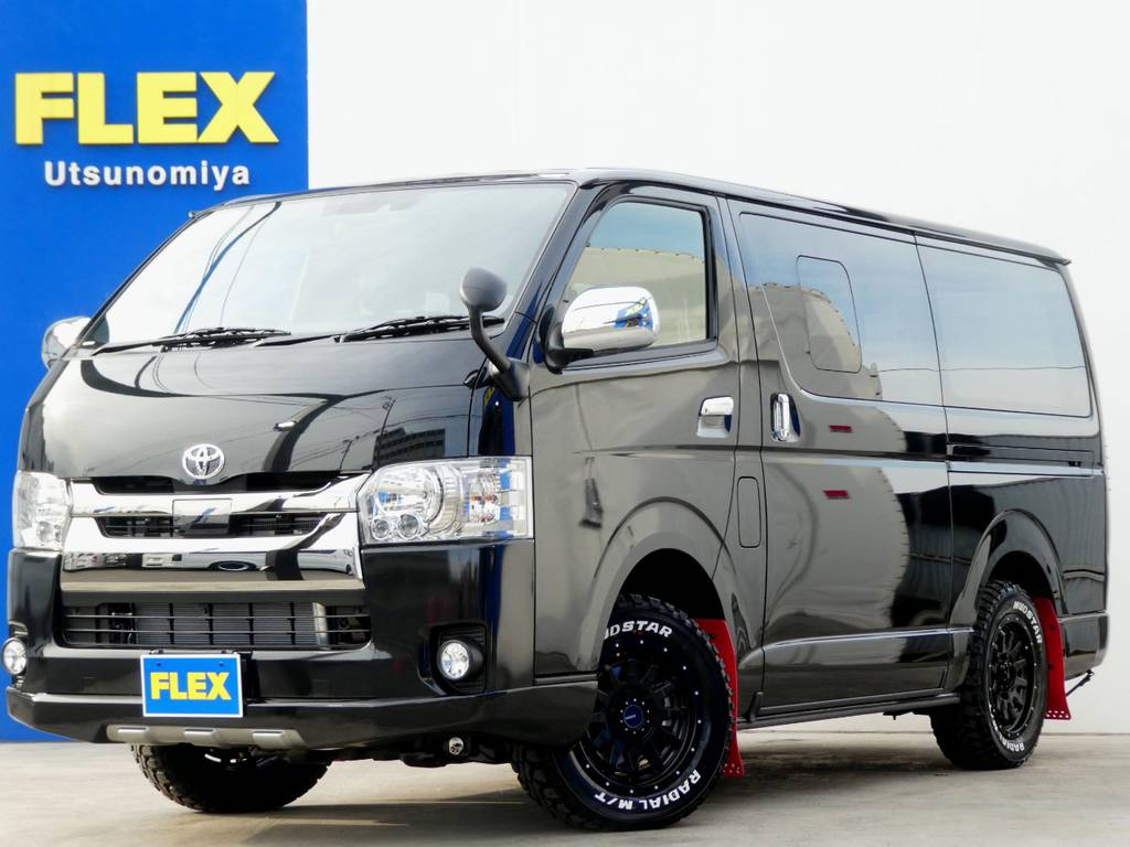 新車　ハイエース　ダークプライムⅡ　ワイルドフィールドが完成しましたよ！！