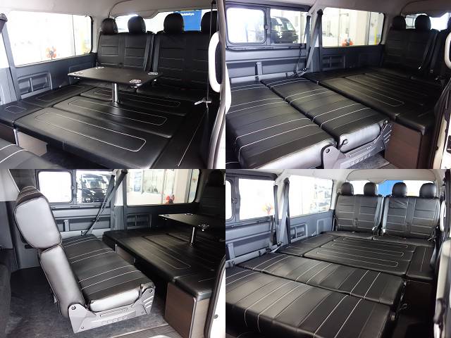 新車ハイエースワゴンＧＬ４ＷＤアレンジＡＳシートアレンジ施工済み！！店頭在庫車になります！！