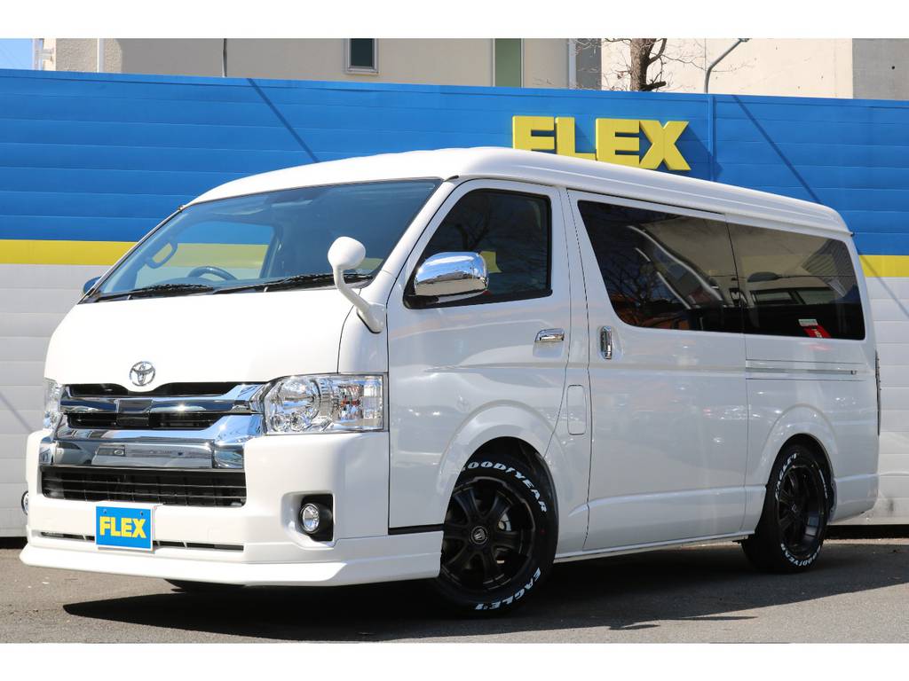 新車ハイエースワゴンＧＬ・２ＷＤ・メーカーオプションカラーのホワイトパールクリスタルシャイン！