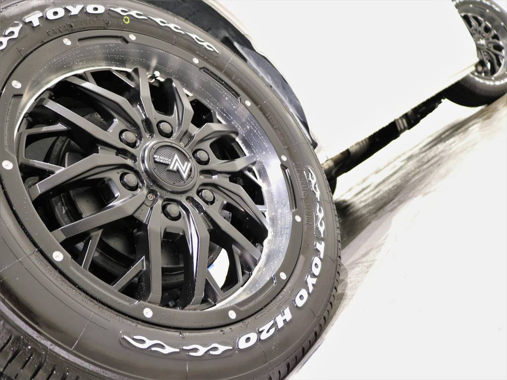 ガジェットアルミホイール17inとTOYOH20タイヤ17inの組み合わせ！