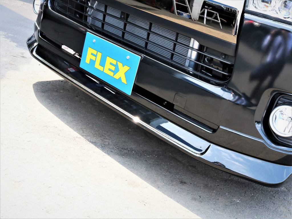 ＦＬＥＸオリジナルデルフィーノラインフロントスポイラー！