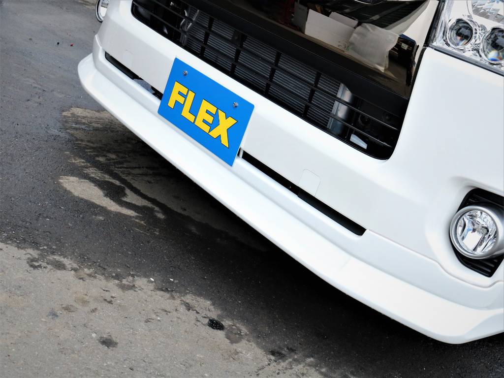 ＦＬＥＸオリジナルデルフィーノラインフロントスポイラー！