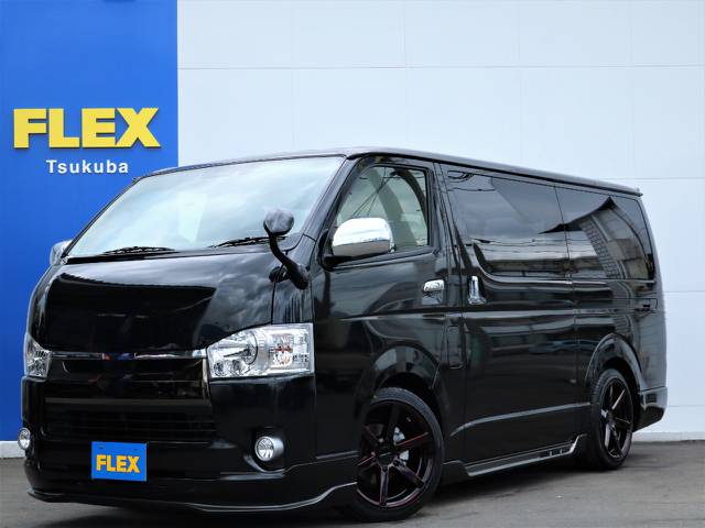 新車未登録ハイエースＶスーパーＧＬ５人乗り２ＷＤガソリン車！フルエアロコンプリートが入庫致しました♪