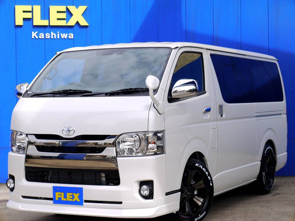 新車ハイエース スーパーＧＬ ２８００ディーゼルターボ ダークプライムⅡ ライトカスタムパッケージが入庫しました！！