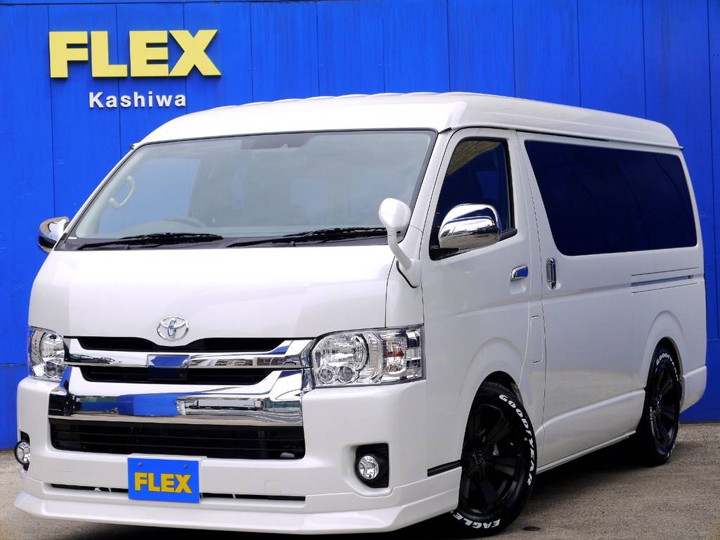 新車ハイエースワゴンＧＬ フレックスオリジナルシートアレンジＲ１ トリプルナビパッケージが入庫しました！！