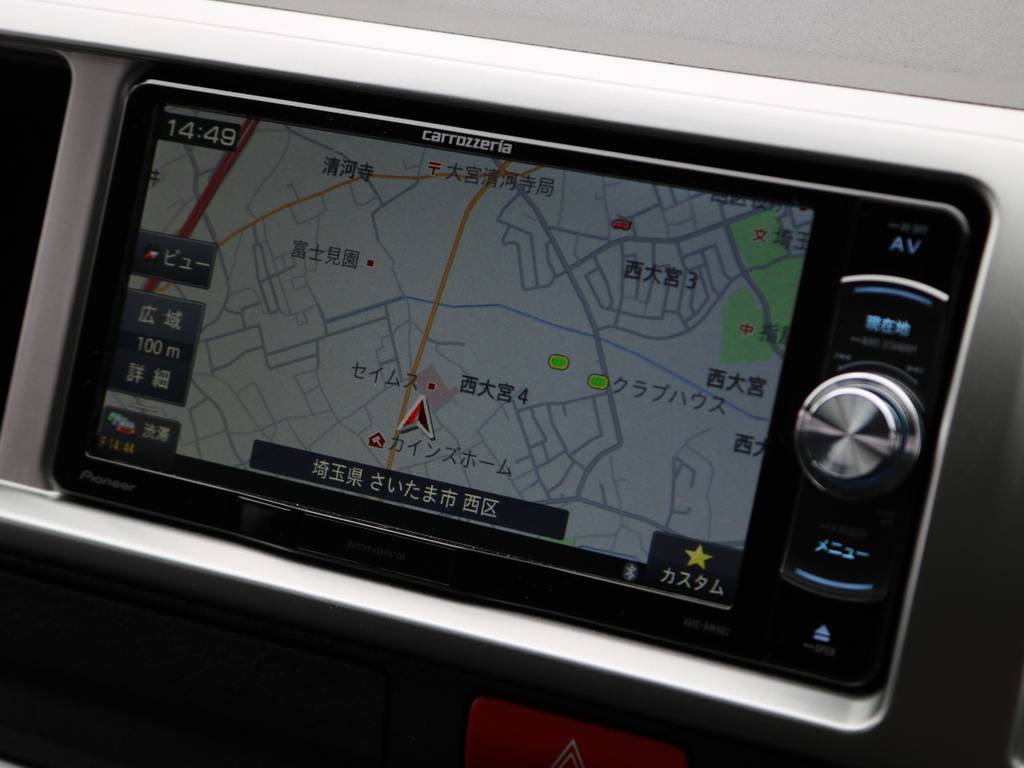 画質良好なパイオニアのフルセグSDナビ搭載済み！嬉しいBluetooth対応です対応です♪
