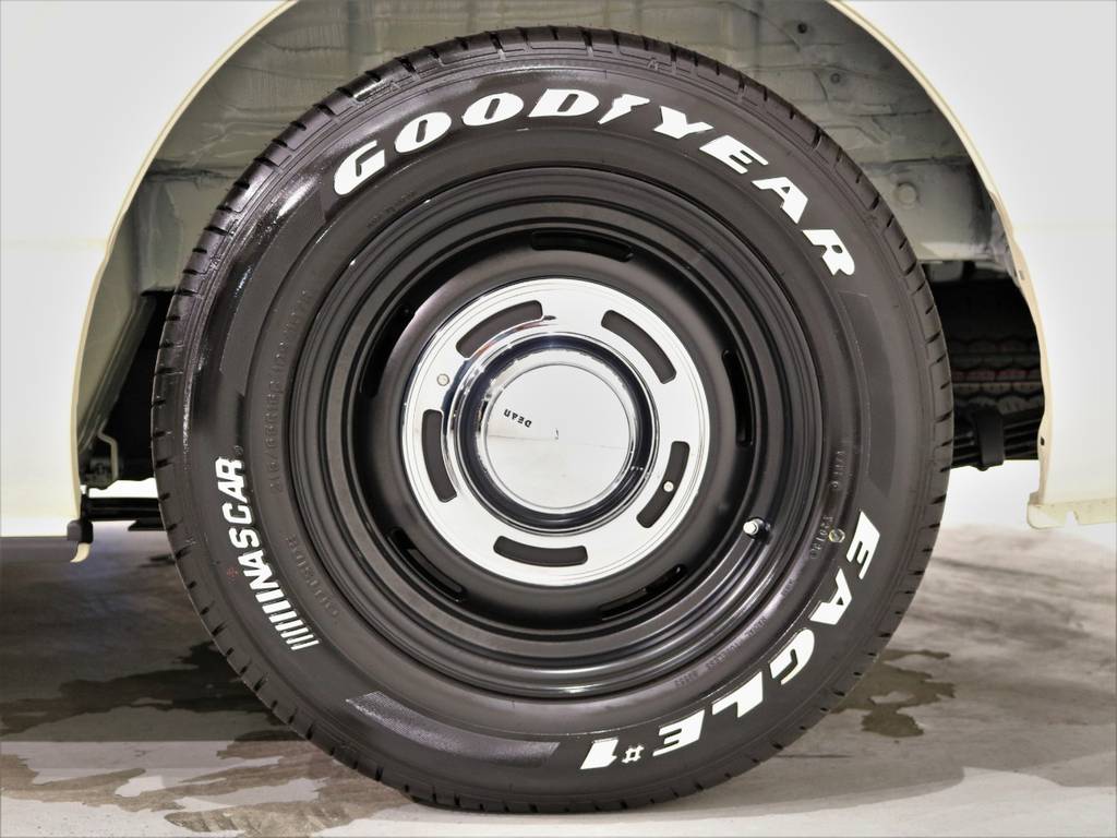 DEENクロスカントリーとGOODYEARナスカータイヤ16inをインストール！