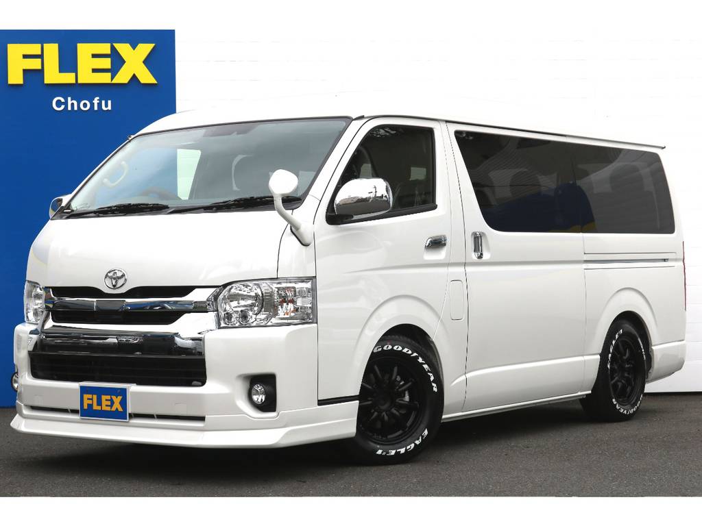 ハイエース調布店０４２４－４０－１１９１までお問い合わせください！新車ハイエースワゴンＧＬ！ＦＬＥＸシートアレンジＶｅｒ２！フラットベットの1台です！