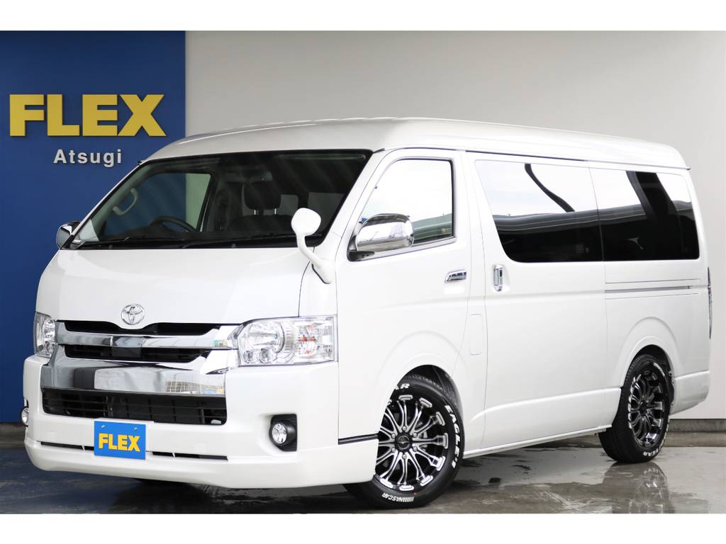 ＦＬＥＸオリジナル内装架装Ver2　ハイエースワゴンGL　2.7ガソリン2WD　即時納車可能なカスタム多数の一台です。