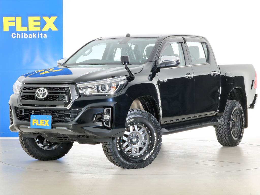 FLEXカスタムコンプリート！ＲＯＣＣＯフェイス、２インチUP、タイヤホイール、ナビ＆バックカメラ、ETCを新品で装着しております！