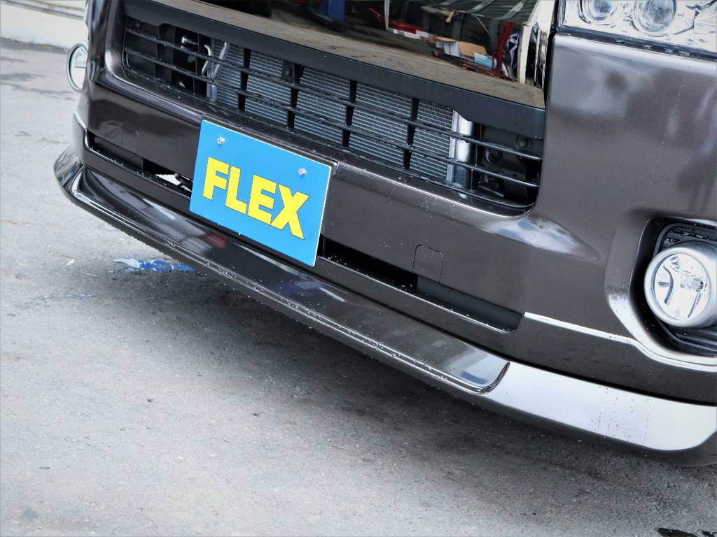 ＦＬＥＸオリジナルデルフィーノラインフロントスポイラー！