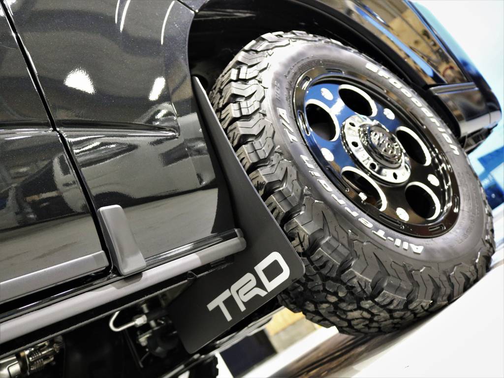 TOYOTA純正TRDマットフラップ！