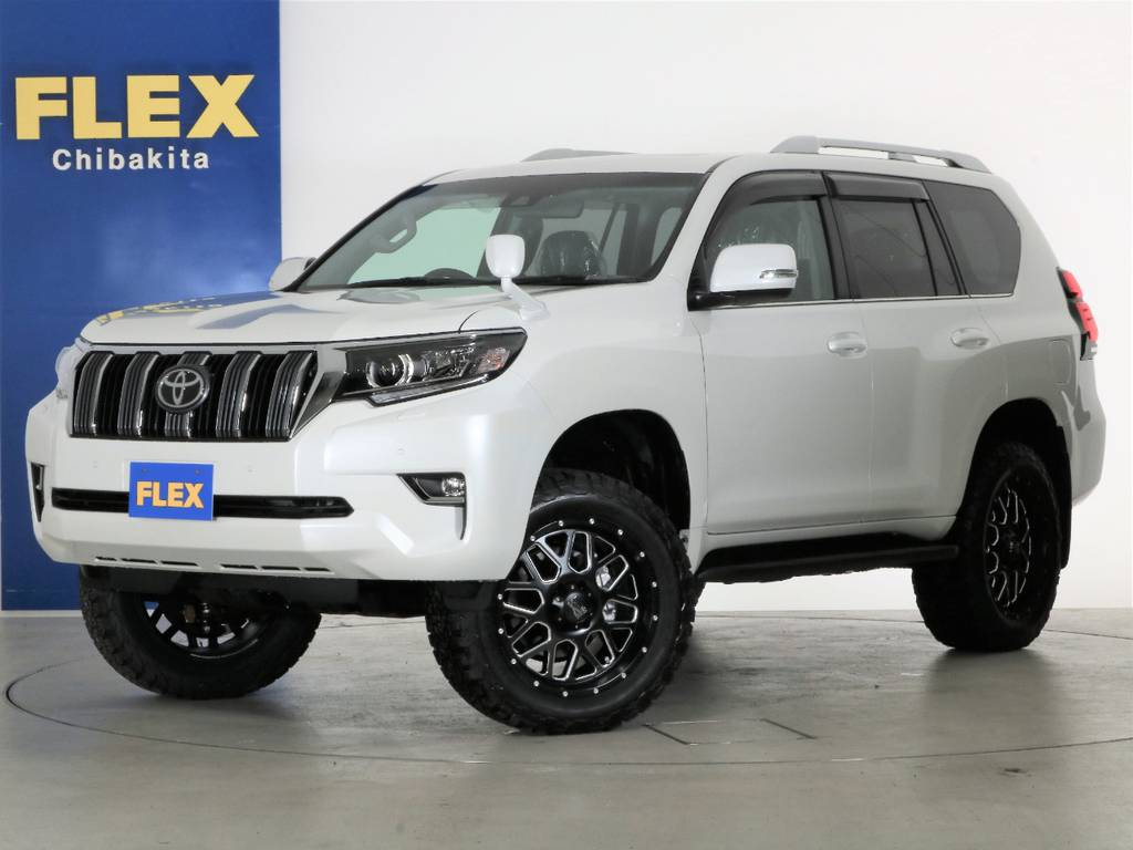 新車１５０プラドパールホワイト☆ディーゼル、７人、ＴＸ－Ｌ☆