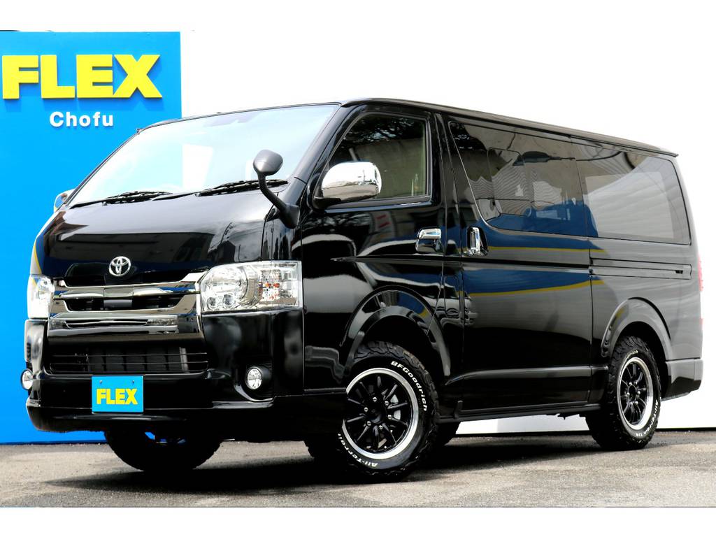 ハイエース調布店０４２４－４０－１１９１までお問い合わせください！新車ハイエースＶスーパーＧＬダークプライムⅡ４ＷＤ！ディーゼルターボ！