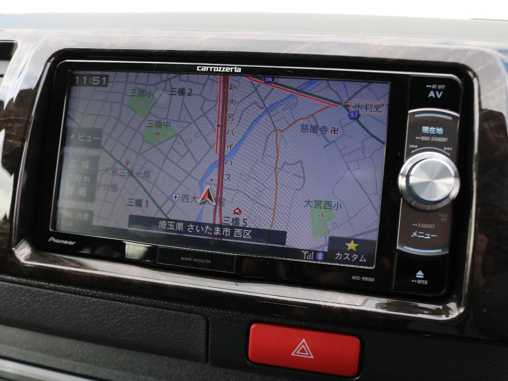 嬉しいBluetooth対応フルセグSDナビ＆ＥＴＣ２．０装着済み♪