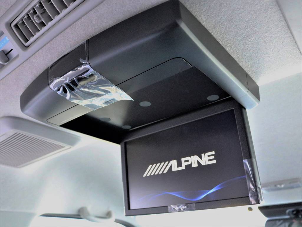 ALPINEフリップダウンモニターをインストール！