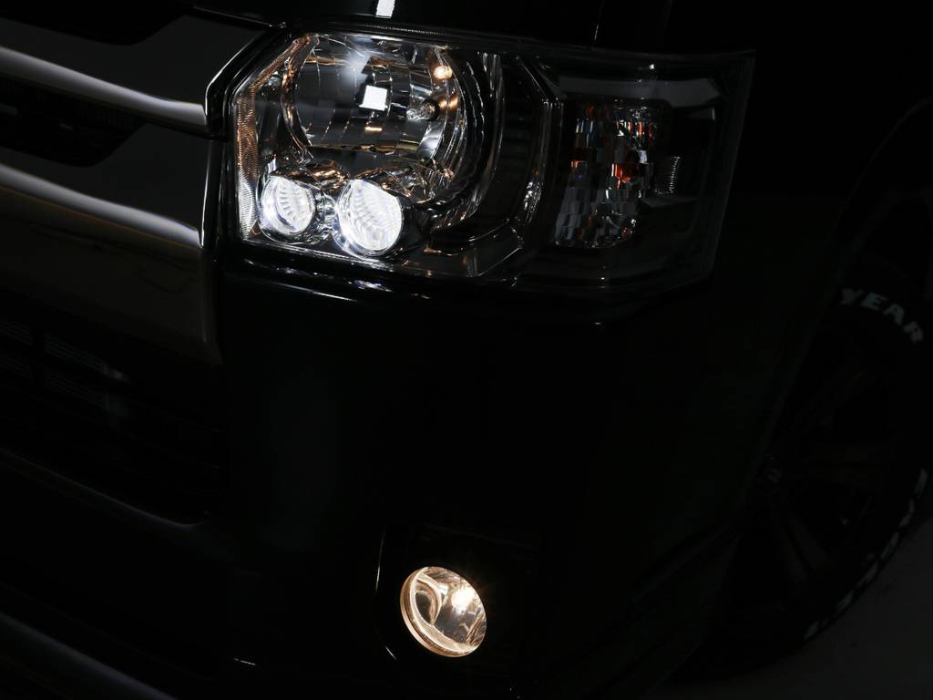 ＬＥＤヘッドライト　標準装備！