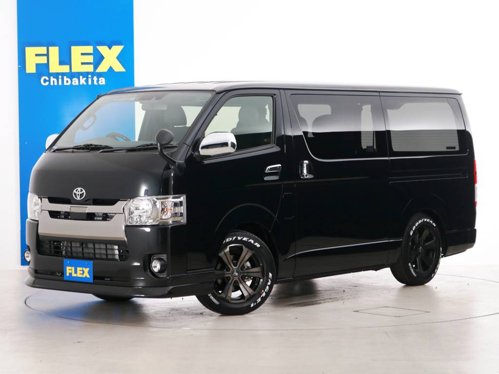新車未登録　ハイエースバン　Ｓ－ＧＬ　ＤＰⅡ　ＦＬＥＸオリジナル内装アレンジ【Ｖｅｒ８】！