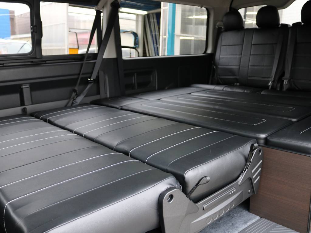 2ndシートの展開でフルフラットも可能です！