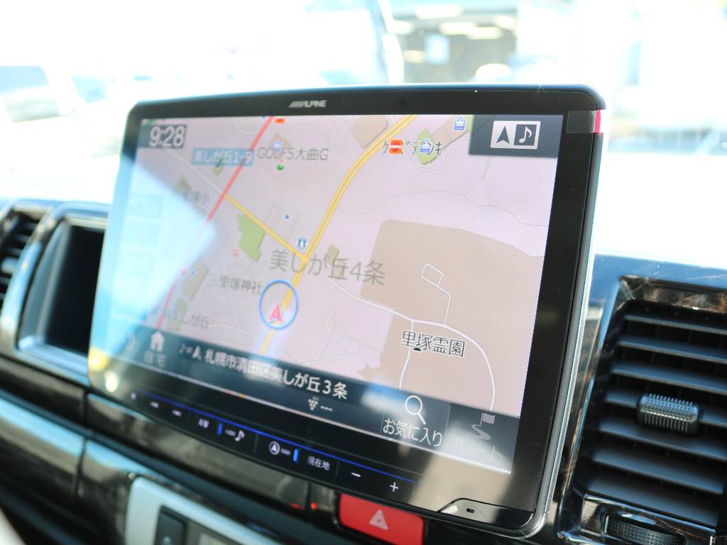ALPINE BIG-X11inナビゲーション！
