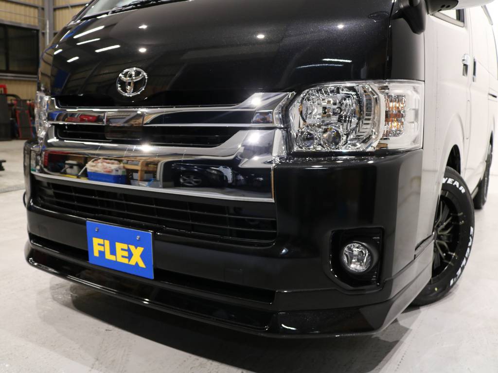 FLEXオリジナルフロントリップスポイラー装着！