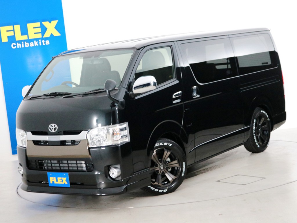 新車未登録　ハイエースバン　Ｓ－ＧＬ　特別仕様車５０ＴＨアニバーサリーリミテッド　ディーゼルターボ２ＷＤ　５人乗り４ナンバー登録　ライトカスタムＰＫＧ！