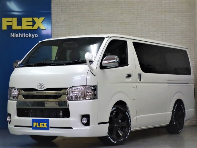 新車ハイエースＶダークプライムⅡ２８００ディーゼルターボナビパッケージ完成致しました！！