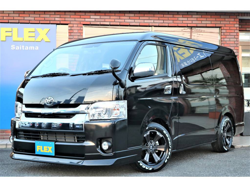 新車ハイエースワゴンＧＬ２ＷＤ！人気のブラック！！