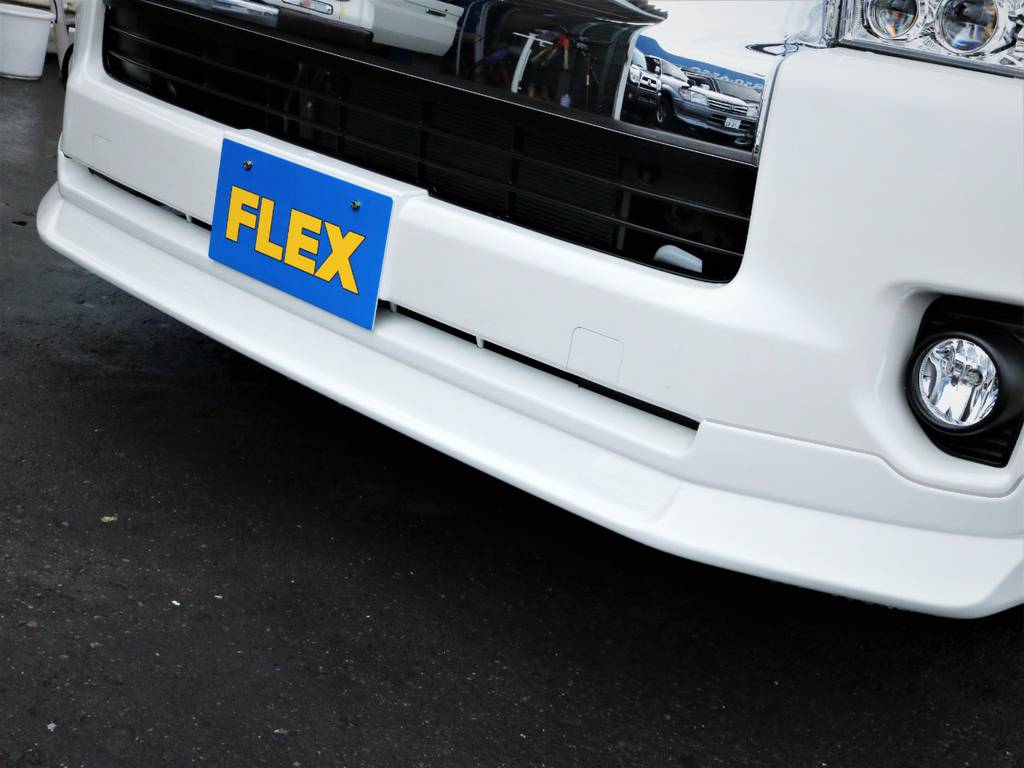 ＦＬＥＸオリジナルデルフィーノラインフロントスポイラー！