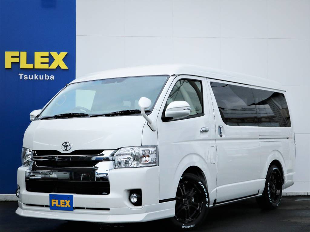 新車ハイエースＷ「ＧＬ」１０人乗り４ＷＤガソリン車！内装アレンジＶＥＲ５！