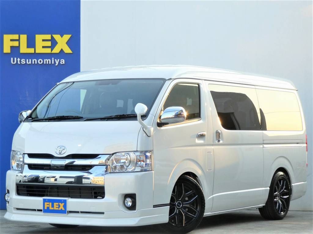 【Ｒ１/内装架装】新車　ハイエース　ワゴンＧＬ　内外装ＦＬＥＸオリジナルパーツでフルカスタム♪【全国陸送可能】