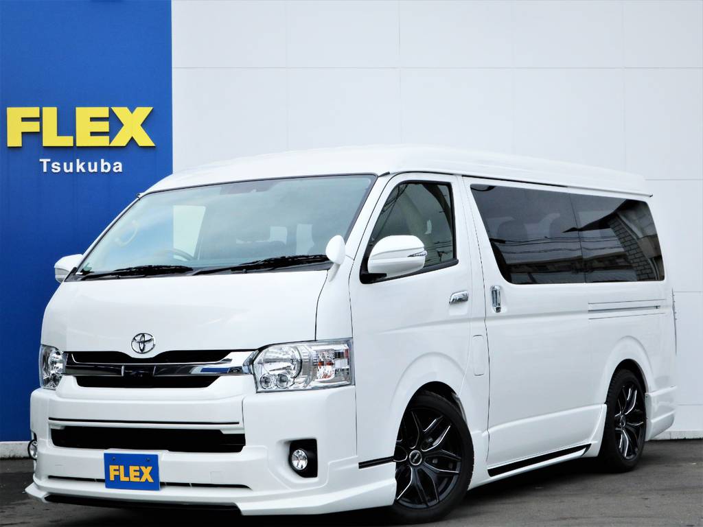 新車ハイエースＷ「ＧＬ」１０人乗り２ＷＤガソリン車！ＷＡＬＤフルエアロコンプリート！