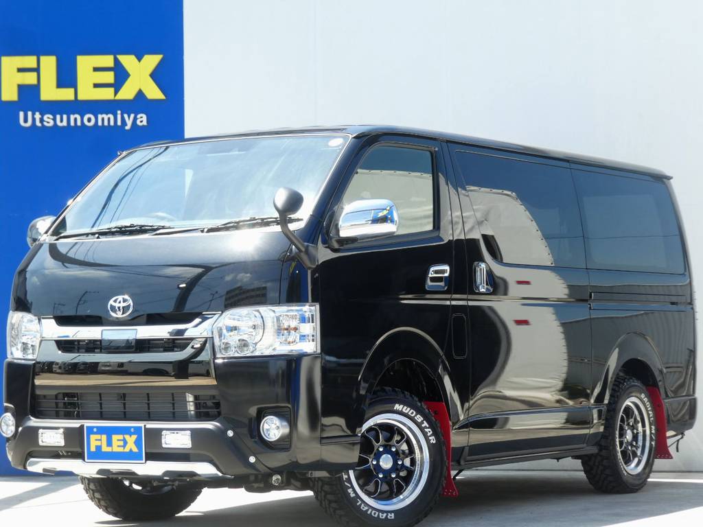 新車ハイエースバン　スーパーＧＬ　５０ＴＨ　2.8Ｌディーゼル４ＷＤ　ＷＩＬＤ　ＳＴＹＬＥが完成いたしました！！