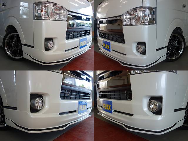 新車ハイエースＶ５０周年特別仕様車４１５コブラフルエアロＫＩＴ完成しました！！スポーティーな１台！！
