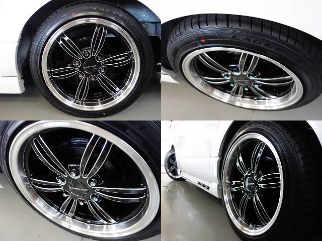 新車ハイエースＶ５０周年特別仕様車４１５コブラフルエアロＫＩＴ完成しました！！スポーティーな１台！！