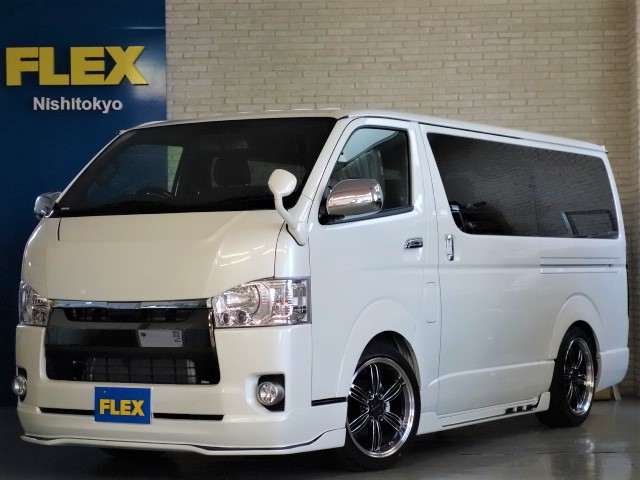新車ハイエースＶ５０周年特別仕様車４１５コブラフルエアロＫＩＴ完成しました！！スポーティーな１台！！