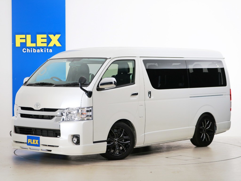 トヨタ ハイエース 2 7 Gl ロング ファインテックツアラー 車探しなら中古車 新車の専門店flex フレックス へ
