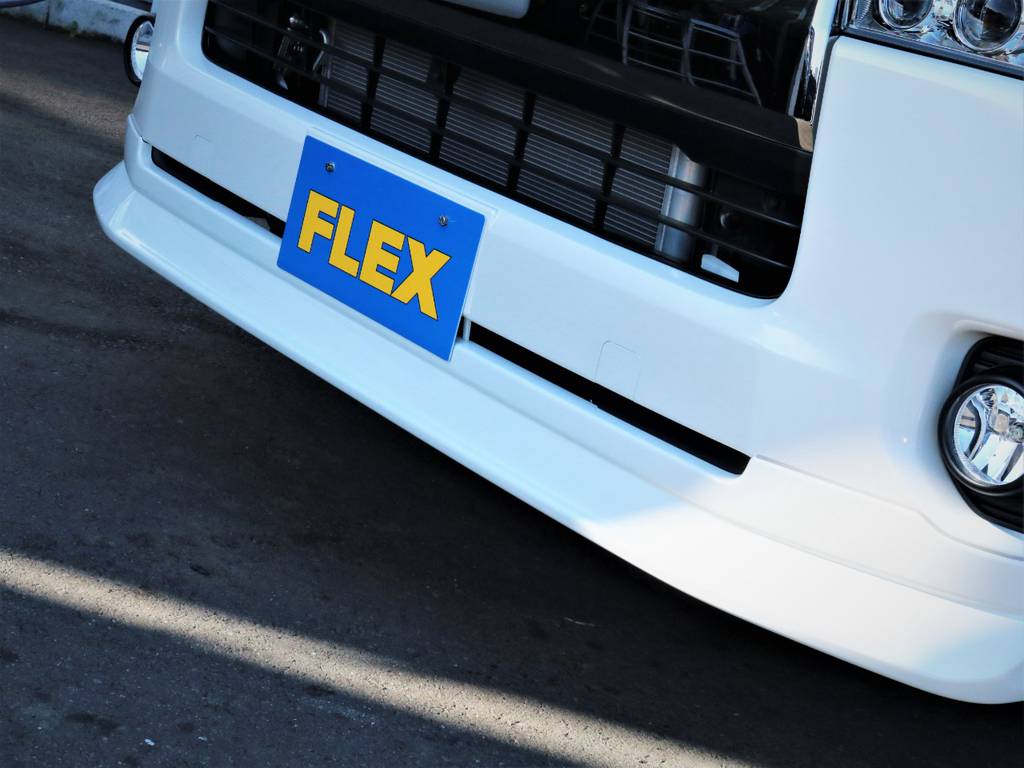 ＦＬＥＸオリジナルデルフィーノラインフロントスポイラー！