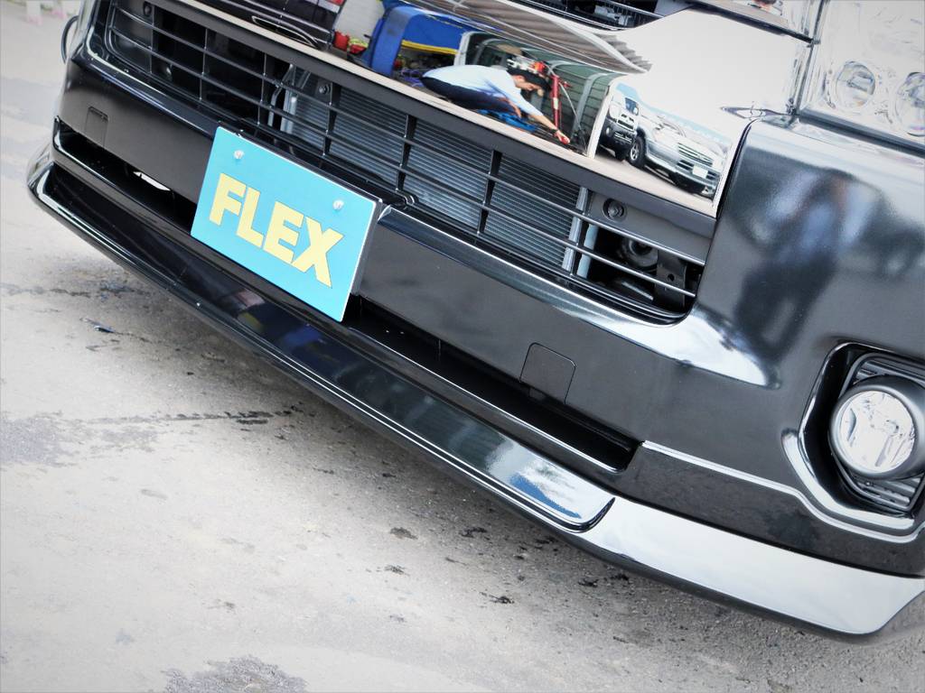 ＦＬＥＸオリジナルデルフィーノラインフロントスポイラー！